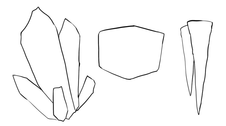 出冰块的造型,或水晶形态或比较常见的方形冰块,又或者是冰锥的造型